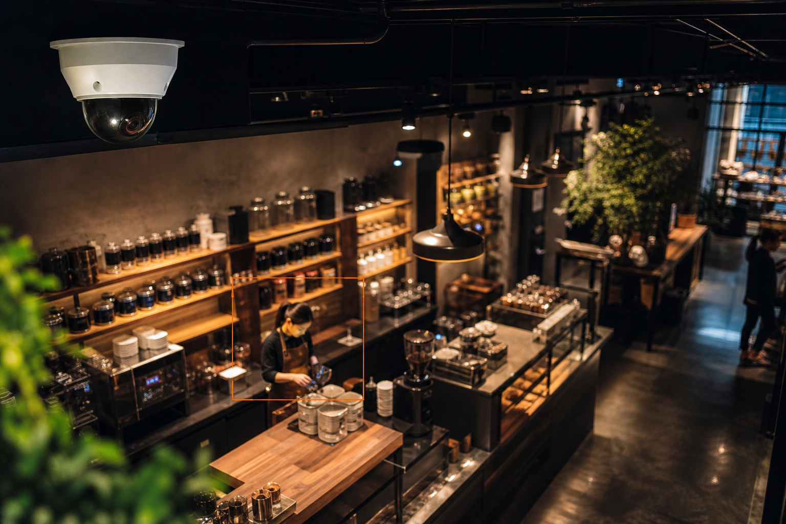Service and retail scenario imagery